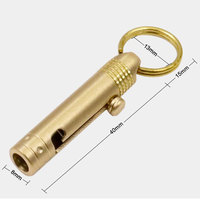 Couteau miniature en laiton pour découpe de papier, porte-clés d'autodéfense, outil de démontage exquis et portable pour activités extérieures et travaux d'art express