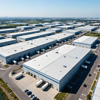 Bâtiment préfabriqué en acier pour centre logistique : Solution d'entrepôt à grande portée résistante au vent et aux tremblements de terre