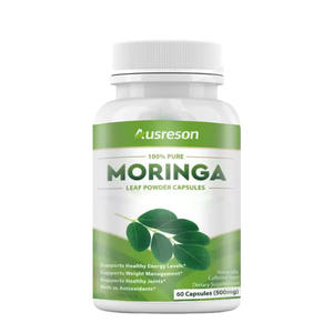 Kapsul Daun Kelor Ausreson Harga Terbaik De <span class=keywords><strong>Moringa</strong></span> 60 Bubuk Meningkatkan Pencernaan Energi Plus Suplemen Kapsul Kelor Organik - Product Image 1