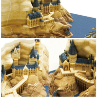 Bloc de château poudlard harry Potter 3D, jeu d'outils à collectionner, cadeau multifonctionnel, nouveau, 2020