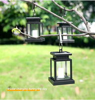 Lampe solaire d'extérieur durable, garantie 1 an, indice de protection IP65, lampe suspendue LED haute luminosité pour la décoration de hôtels et de jardins