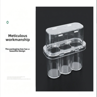 Vente en gros de boîtes de flacons transparents en PP étanches et antichoc de 2 ml/3 ml/5 ml/10 ml, lot de 10, pour le stockage