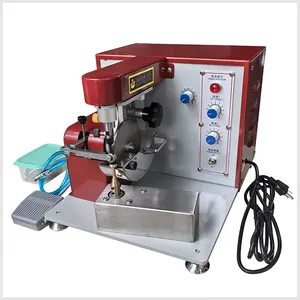 DL-626A Leather Goods Making Machine Edge Coloring Machine para Leather Bag Wallet Couro Automático