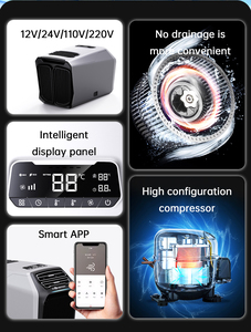 Hot Sale Roof Tent, Sunroom, Truck Renovation <b>Mini</b> Portable AC 48V Air Conditioner With Accessory <b>Mini</b> Portable Mobile Air Co - Product Image 2
