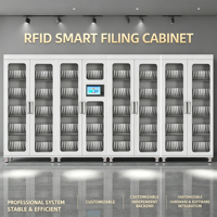 Gabinete de Archivo Inteligente con RFID y Reconocimiento Facial, Gabinete de Autoservicio para Préstamo y Devolución de Archivos en Almacén Inteligente