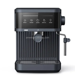 ANWELL Cafetera Automática <span class=keywords><strong>de</strong></span> 20 Bares para Café y Cappuccino, Programable con Control Sensorial, Enchufe EU/US, Alimentación USB para Hoteles - Product Image 4