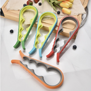 Abrebotellas multifuncional 4 en 1, abridor de latas doméstico, abridor de botellas que ahorra trabajo, abridor de tapas de cerveza, abridor de tapas de cocina - Product Image 1