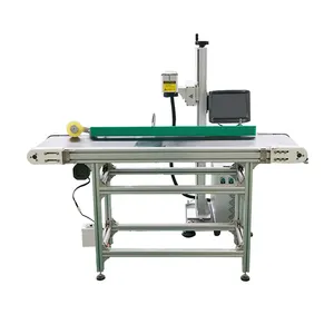 Impressora laser de fibra de madeira co2, para hdpe, tubo de pvc/fibra voadora, marcação a laser