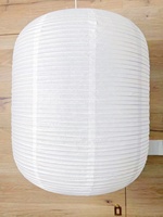 Lanternes cylindres suspendus en papier, pour décoration de fête, style personnalisé