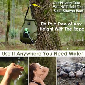 Kit abri solaire portable, tente instantanée pop-up pour camping en plein air, glamping, abri d'intimité pour la douche et la salle <span class=keywords><strong>de</strong></span> <span class=keywords><strong>bain</strong></span> - Product Image 2