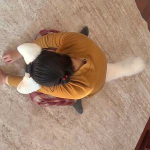 Queue d'<span class=keywords><strong>anime</strong></span> mignonne - Queue en fausse fourrure blanche moelleuse d'inspiration <span class=keywords><strong>anime</strong></span> super mignonne avec sangles réglables et anneaux métalliques pour cosplay - Product Image 3