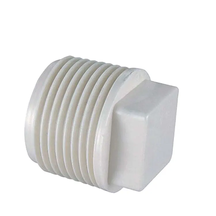 china hdpe pvc pipe threaded end cap