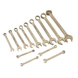 DIY Grade 10pcs <strong>Double</strong> Open <strong>End</strong> Wrench <strong>Sets</strong> 17mm CRV <strong>Ring</strong> <strong>Spanner</strong> Industrial Repairing Chrome Customizable OEM Metric - Product Image 3