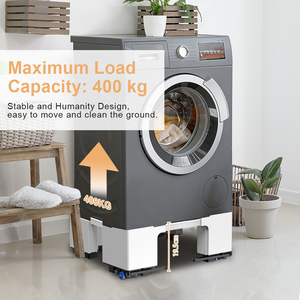 Eco-Friendly <b>Fridge</b> Stand for Convenient Standing with <b>Wheels</b> Heavy Duty Support 400 KG Height riser Movable Refrigerator - Product Image 5
