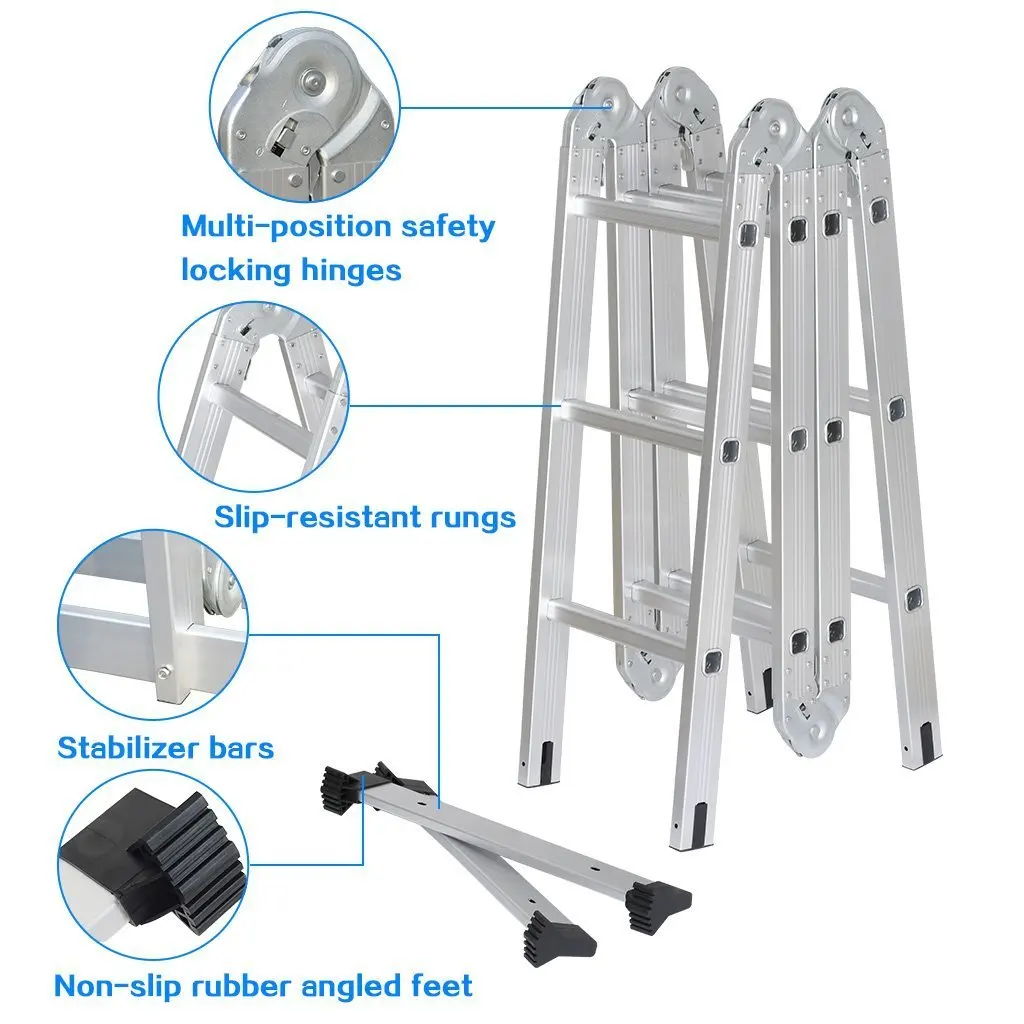 Best price for safety warehouse folding quick step home ladder