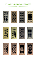 Grilles de ventilation décoratives en métal de style victorien pour système de CVC, à vendre