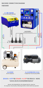 MECHANIC <span class=keywords><strong>6</strong></span> Pro 12.9 pouces téléphone à écran droit incurvé Machine à plastifier intelligente téléphone appareil de remise à neuf - Product Image 2