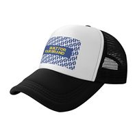 Gorra Trucker de Malla de Perfil Alto Personalizada, Transpirable, con Cierre a Presión, de Algodón, para Uso Casual, Hip Hop y Streetwear