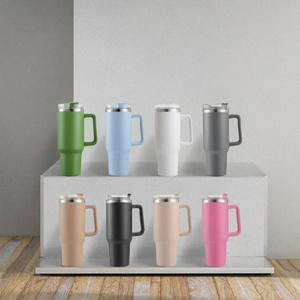 Wanto 40oz Leakproof Stainless Steel Vacuum Insulated Tumbler Cup with Straw and Handle <b>Hot</b> Selling Ready to Ship - Product Image 3