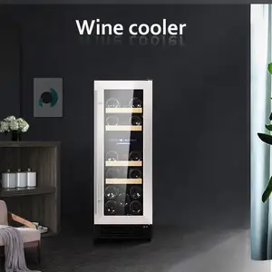 Cantinetta portabottiglie a doppia zona OEM bodega vino refrigeratori per vino su misura