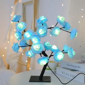 Wholesale <b>LED</b> Rose Flower Night <b>Lights</b> USB Christmas <b>Tree</b> Fairy for Home Party Wedding Bedroom Decoration Mother's Day Gift - Product Image 4