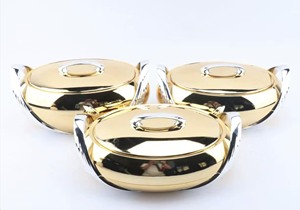 Juego de 3 Recipientes para Almacenamiento de Alimentos de 2.5L, 3L y 3.5L, Cazuela Aislada, Olla Térmica, Caja Térmica para Servir - Product Image 5