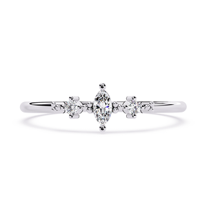 Bague de fiançailles solitaire en or jaune avec diamant de laboratoire taille marquise, certifiée IGI, pour usage quotidien unisexe - Product Image 4