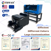 Impresora DTF de Alta Calidad A3, Máquina para Agitar Polvo DTF, Impresora de Transferencia Digital de 30 cm (13 Pulgadas) para Camisetas y Textiles