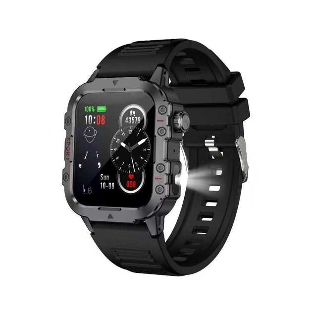 Bestselling Smart Watch C19Pro Smartwatch Fitness Tracker BT Call Outdoor Bracelet With Flashlight Alarm Clock C19PRO Smartwatch
