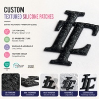 Patch de transfert thermique en silicone 3D personnalisé avec texture, logo en relief, étiquette en caoutchouc souple haute densité pour vêtements, vêtements de sport, sweats à capuche