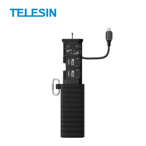 Lecteur de cartes multifonctionnel TELESIN, lecteur de cartes SD, lecteur de cartes TF, transfert flash, lecteur de cartes haute vitesse avec câble Type-C - Product Image 1