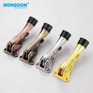 Tope de Puerta de Metal Negro, Tope de Puerta Moderno para Hotel, Tope de Puerta de Madera, Tope de Puerta de Aleación de Zinc - Product Image 2