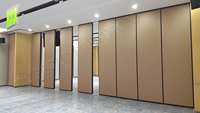 Cloison acoustique coulissante pour salle de bal, cloison de séparation pour salle de conférence, panneau opérable, pliable, mural mobile, style moderne