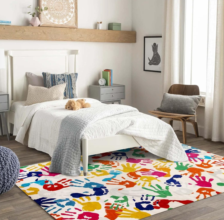 Non Slip PVC Backing Polyester Printed Door Mat Indoor Outdoor Mats