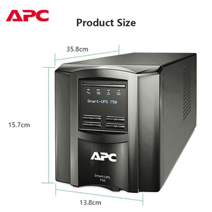 <span class=keywords><strong>APC</strong></span> UPS 750VA <span class=keywords><strong>SMT</strong></span> SMT750I <span class=keywords><strong>APC</strong></span> UPS SMT750I-CH 750VA Alimentation à onde sinusoïdale pure pour centre de données ou usage domestique - Product Image 4