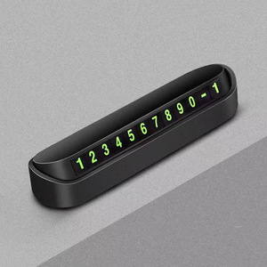 Hidden Temporary Parking Sign Magnetic Vehicle Number Plate One Click Hide Plastic Creative Multi Functional License Plate - Product Image 1