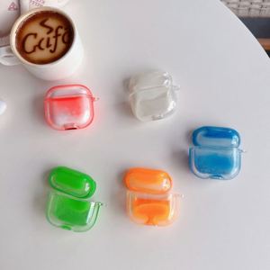 Étui pour écouteurs AirPods 1/2/3/4 /Pro 1/2 avec lumière nocturne de sable fluide lumineux, housse de protection antichoc - Product Image 2