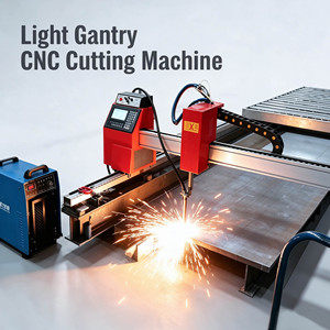 Light Gantry CNC <b>Plasma</b> Cutting Machine <b>Plasma</b> <b>Cutter</b> Metal Sheet Cutting Equipment - Product Image 1