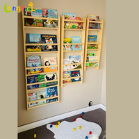 Étagère murale flottante en bois massif pour enfants Montessori, gain de place, avec 4 étagères, multifonctionnelle pour les armoires des enfants en bas âge