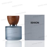 Mode Design De Luxe 30 ml 50 ml 100 ml Vide Rond En Verre Petite Bouteille De Parfum 30 ml 50 ml Avec Boîte