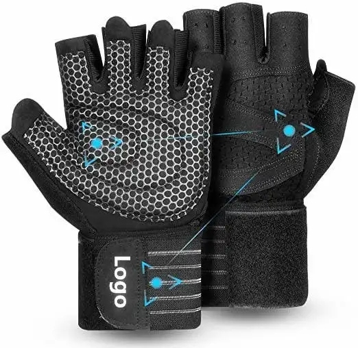 Ventilated Weight Lifting Gym Workout Gloves