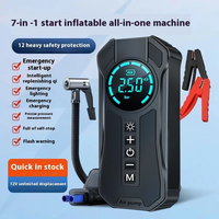 Pompe à air intelligente pour voiture, gonfleur de pneus haute pression, démarreur d'urgence tout-en-un, gonfleur 12V pour voiture, camion, moto, SUV