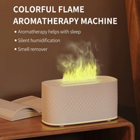 Humidificateur à flamme de feu Diffuseur d'arômes Humidificateur d'air à huile essentielle