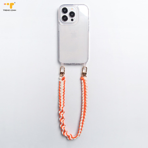 カスタムコットンメタルチェーンスマホストラップ（白ロゴ入り、低MOQ、ユニバーサル携帯電話アクセサリーストラップ、2026年モデル） - Product Image 3