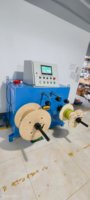 QIPANG Machine de bobinage de fil à Double tête automatique Support de tambour de câble FTTH Machine d'enrouleur de câble