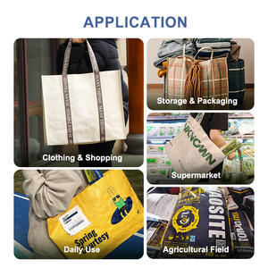 Normcore/ถุงผ้า PP แบบเรียบง่ายนำกลับมาใช้ใหม่ได้เป็นมิตรกับสิ่งแวดล้อมและกันน้ำถุงช้อปปิ้งอาหาร - Product Image 6