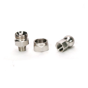 36725 Nuevo Conector Giratorio de Bola Ajustable de Acero Inoxidable 304, Accesorios de Conexión con Rosca de 1/4*1/4, Ángulo de Rociado de 0-110 Grados - Product Image 5