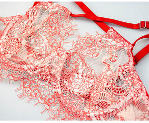 WYY540 Vente chaude pour la Saint-Valentin, lingerie féminine transparente en dentelle, ensemble soutien-gorge et culotte, lingerie sexy et érotique - Product Image 6