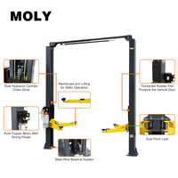 Elevador Hidráulico para Lavado de Autos MOLISPEED, Elevador de Autos de 2 Postes