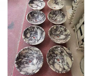 Lavabo de Mármol Calacatta Viola a Precio de Mayoreo, Lavabo de Baño de Mármol Calacatta Viola de Lujo Italiano - Product Image 5